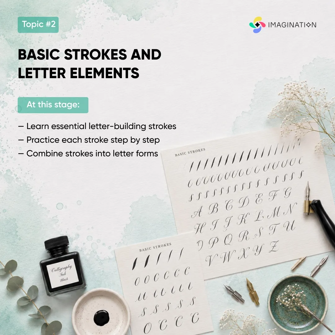 Topic 2: Basic strokes and letter elements