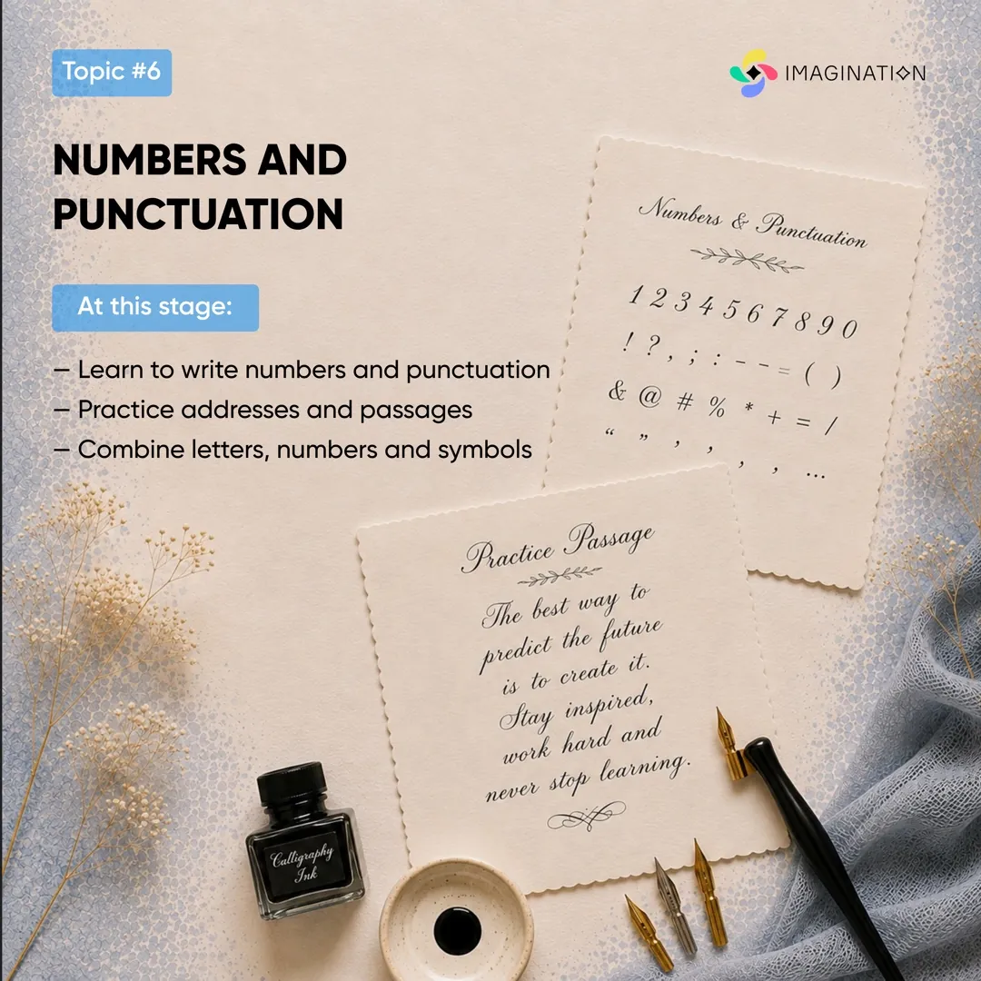 Topic 6: Numbers and punctuation